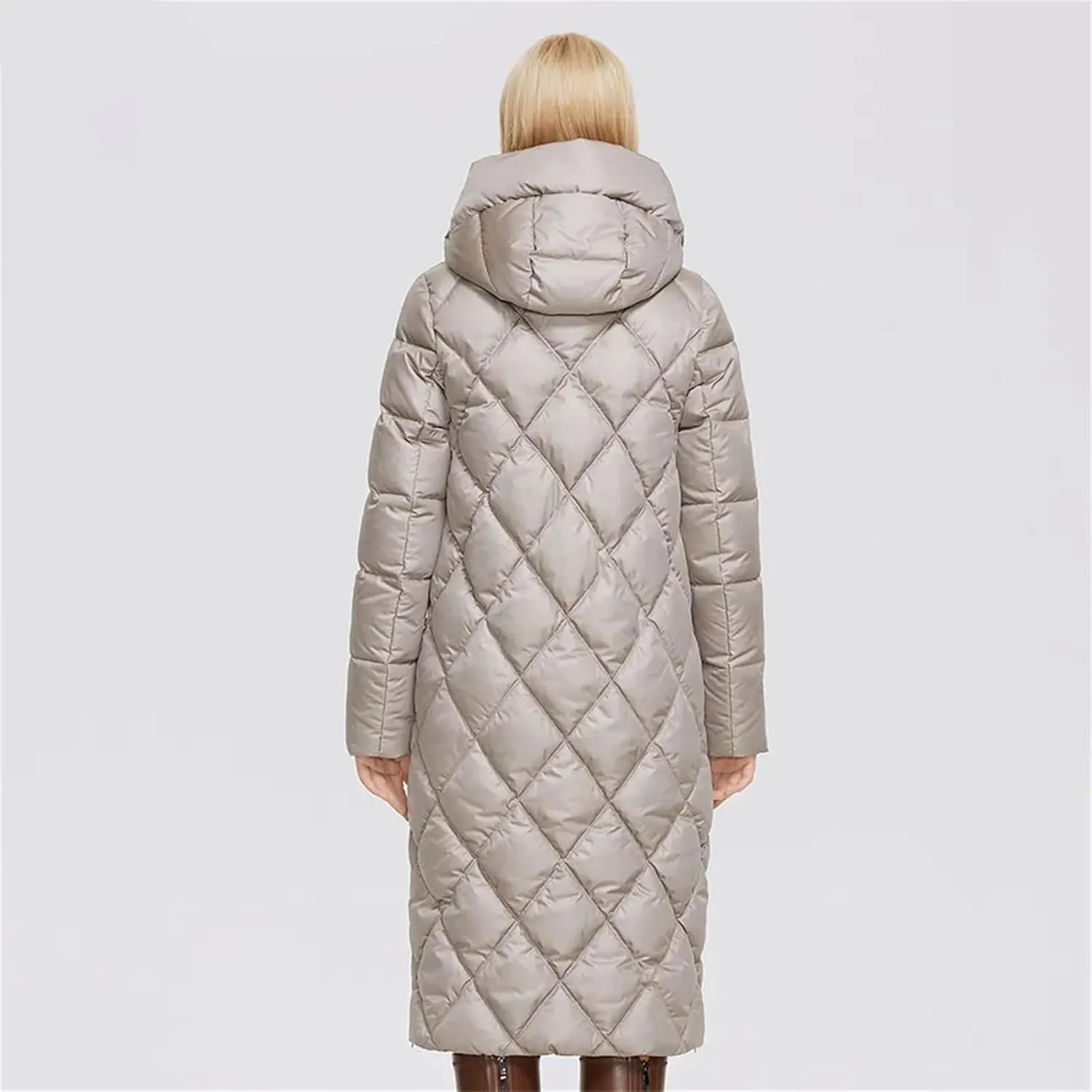 Winter Women Jacket Lengthened Style Padded Parka Thickened Warm Cotton Coat