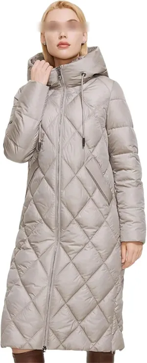Winter Women Jacket Lengthened Style Padded Parka Thickened Warm Cotton Coat
