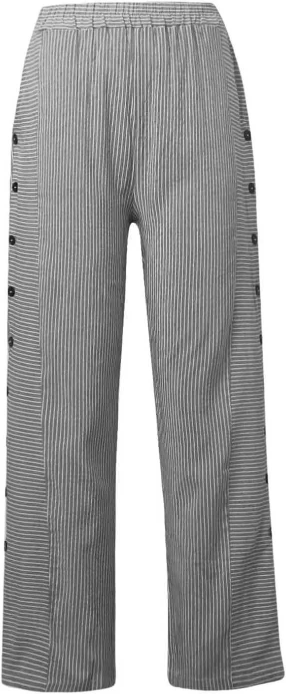 Women Linen Palazzo Pants Summer Boho Wide Leg High Waist Casual Lounge Pant Beach Travel Vacation Outfits