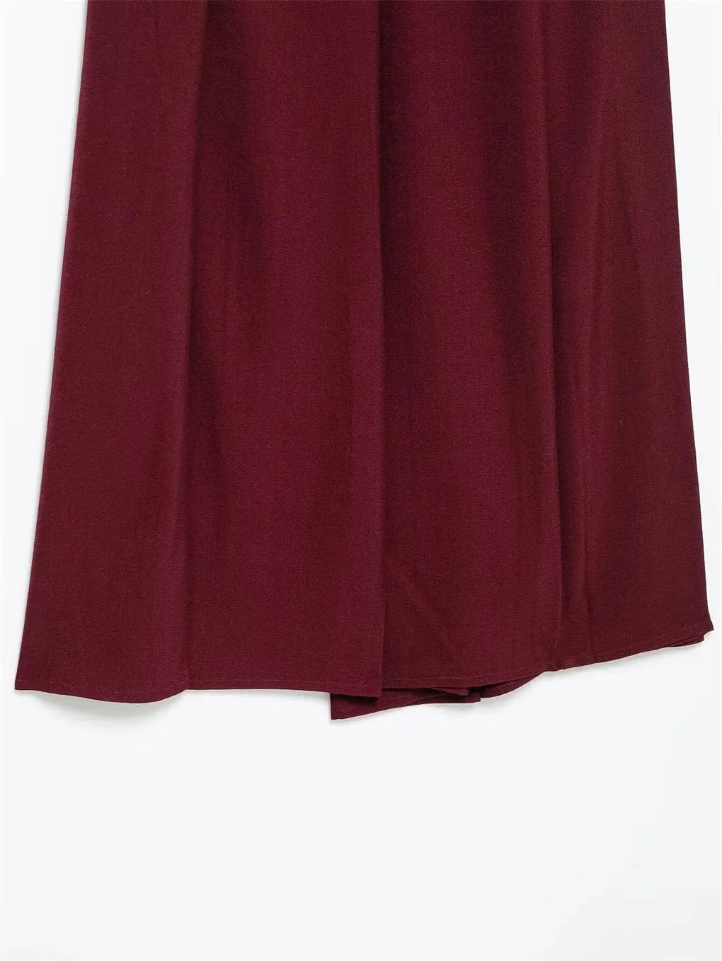Women Midi Skirt Slim Fit Invisible Zip Skirt, High Waist Female Casual Long Skirts.