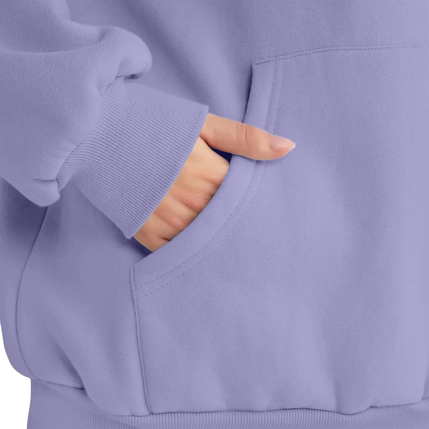 Women Oversized Hoodie Fleece Sweatshirts with Pockets Casual Loose Y2K Hoodie Long Sleeve Comfort Colors Sweatshirts