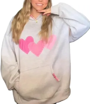 Women Oversized Hoodies Y2k Patchwork Graphic Hoodie Sweatshirts Vintage Hooded Tops Preppy Clothes with Pockets
