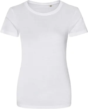 Women's Organic Cotton Cascade Tee - Plain Stylish Lady T-Shirt