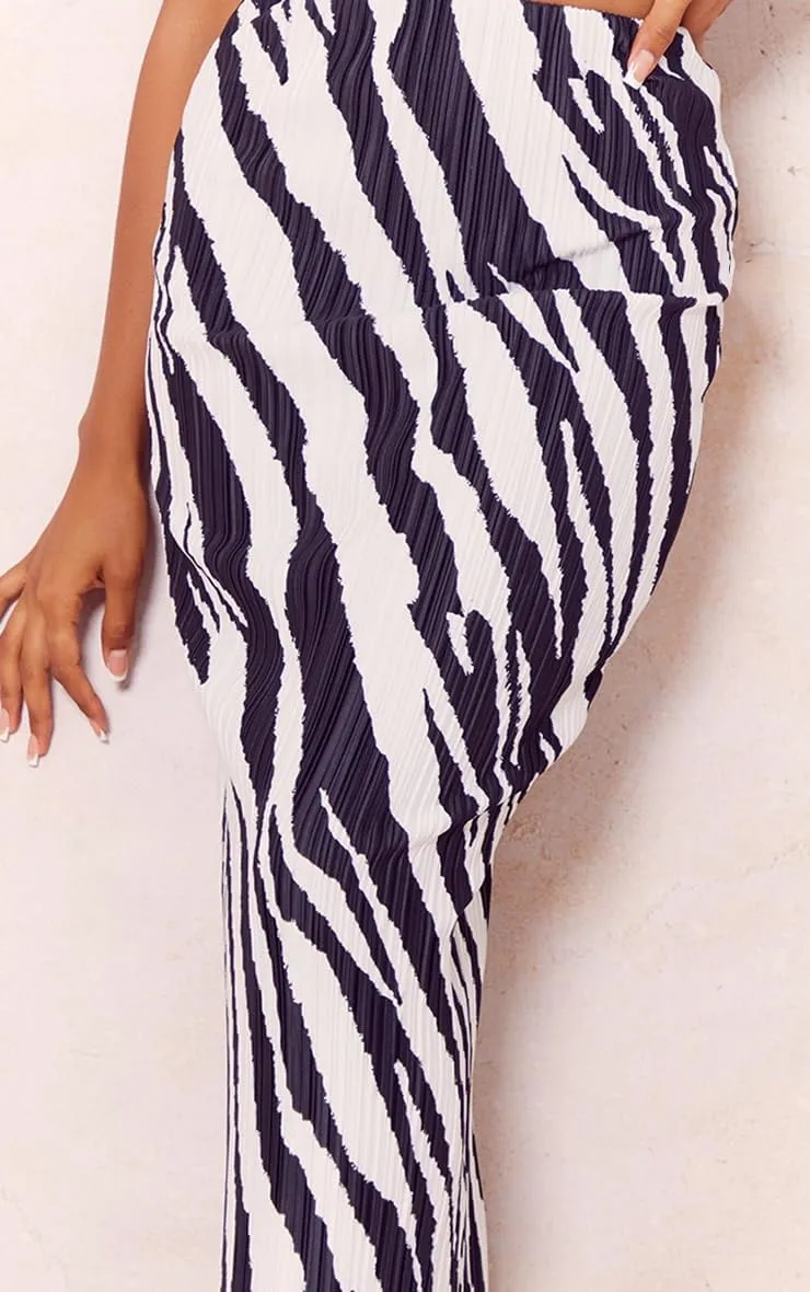 Women's Summer 2 Piece Beach Outfit Casual Sleeveless Pleated Cropped Tank Top High Waisted Maxi Skirt Set
