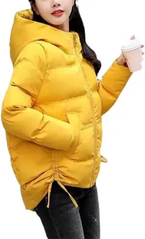 Women's Winter Hooded Jackets Thick Warm Cotton Padded Parka Female Outwear Coats