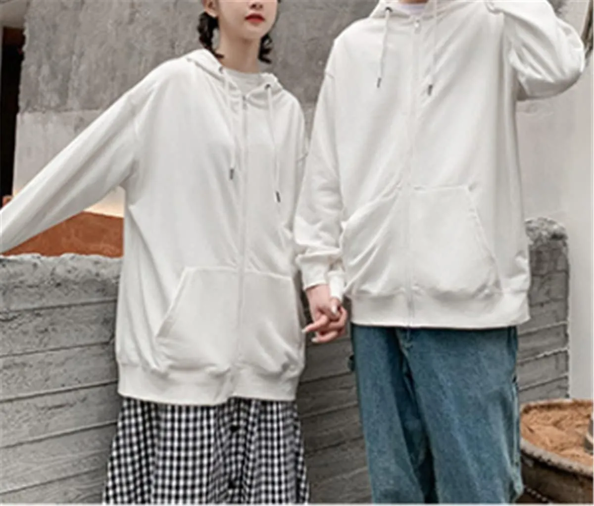Womens' Zip Up Hoodie Casual Basic Fleeced Light Hoodie Sweatshirt Jersey Outwear Jacket