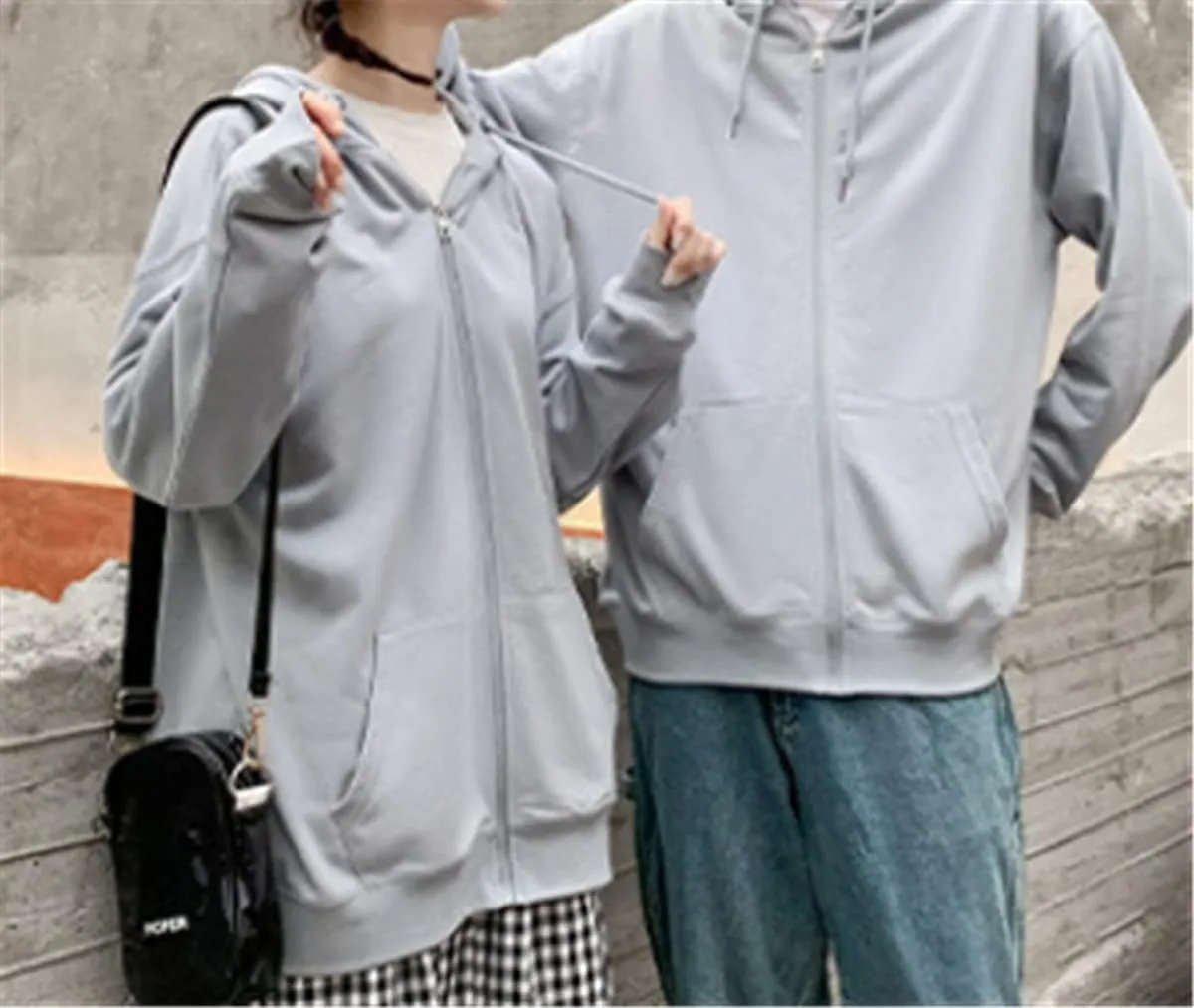 Womens' Zip Up Hoodie Casual Basic Fleeced Light Hoodie Sweatshirt Jersey Outwear Jacket