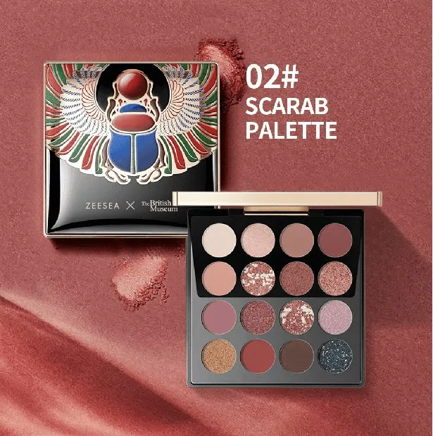 ZEESEA X THE BRITISH MUSEUM Enchanting Egypt Eyeshadow Palette 16 Shades