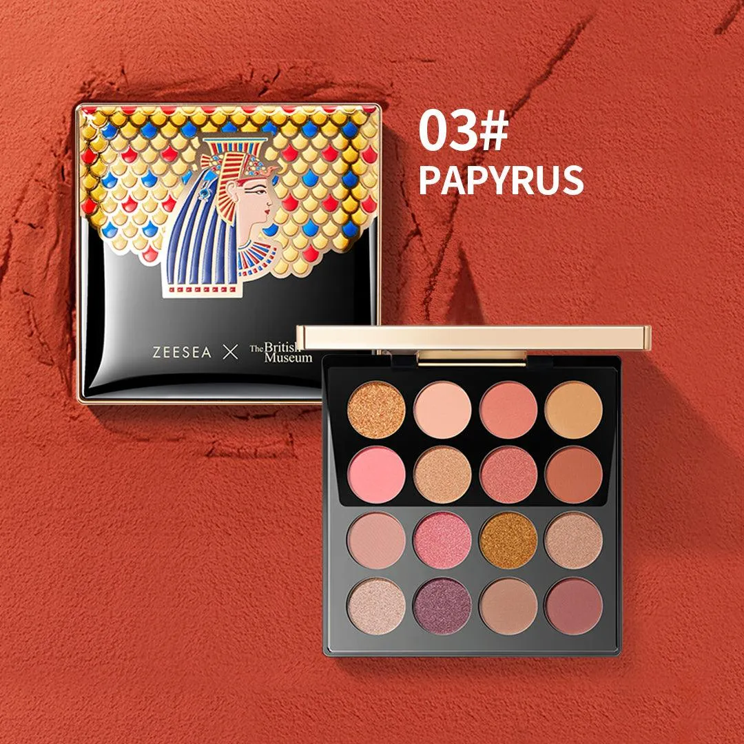 ZEESEA X THE BRITISH MUSEUM Enchanting Egypt Eyeshadow Palette 16 Shades
