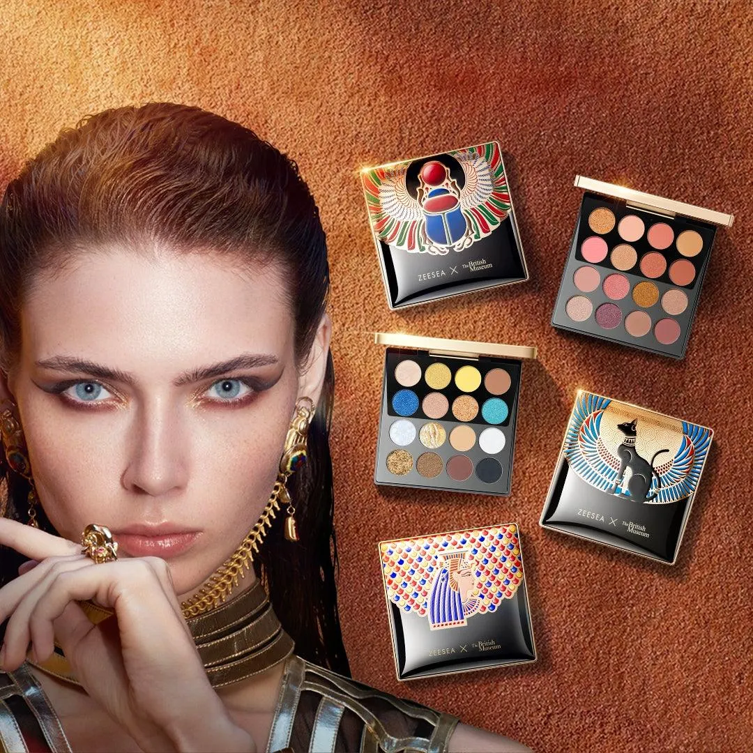 ZEESEA X THE BRITISH MUSEUM Enchanting Egypt Eyeshadow Palette 16 Shades
