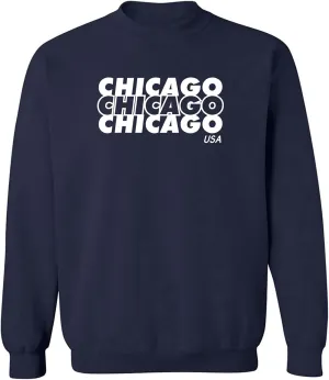 zerogravitee Chicago USA Crewneck Sweatshirt