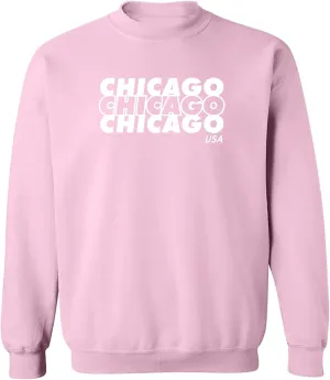 zerogravitee Chicago USA Crewneck Sweatshirt